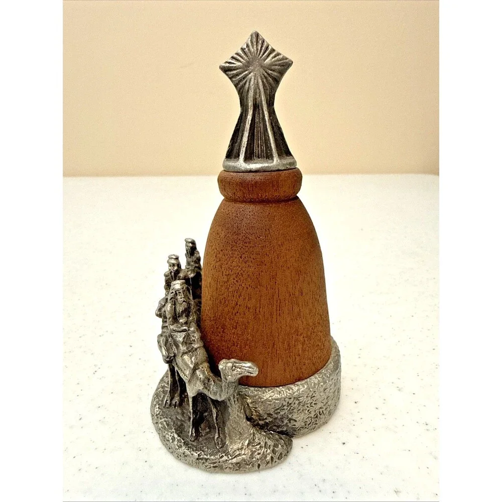 Kiefer Collectibles Mood Wood Scent Diffuser Three Wisemen Pewter Wood USA 1995